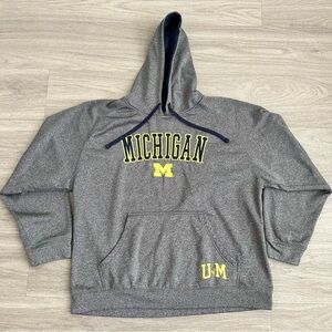 Michigan Wolverines Gray knights apparel Hoodie Pullover Size Large